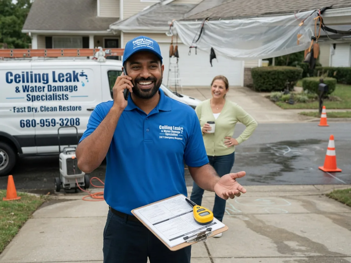 Ceiling Leak Cleanup Staffordsville, KY FAQs
